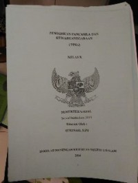 Image of Pendidikan Pancasila dan Kewarganegaraan Kelas X Semester Gasal