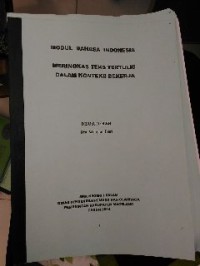 Image of Modul Bahasa Indonesia