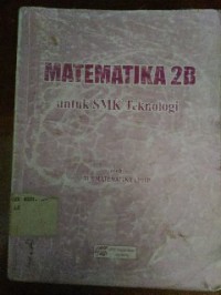 Image of Matematika 2B untuk SMK Teknologi