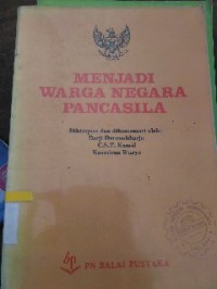 Image of Menjadi warga Negara Pancasila