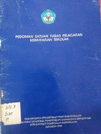 Image of Pedoman satuan tugas pelacakan kerawanan sekolah