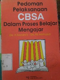 Image of Pedoman pelaksanaanCBSA dalam proses belajar mengajar